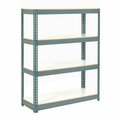 Global Industrial 4 Shelf, Extra HD Boltless Shelving, Starter, 48inW x 24inD x 60inH, Laminate Deck 235417GY